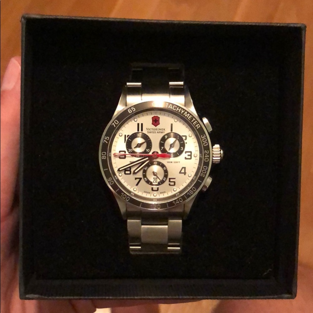 Men’s Swiss army chronograph watch